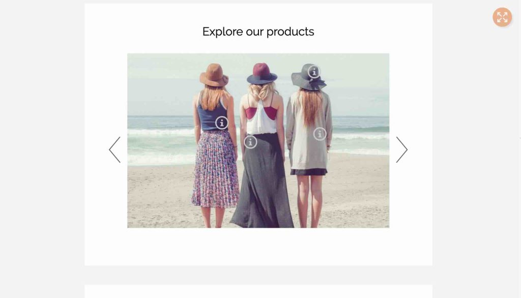 Interactive Lookbook with Personality Test
